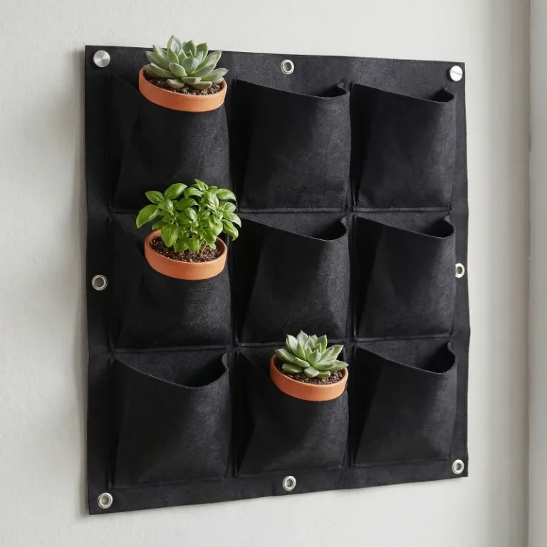 wall hanging planting bags, vertical garden bags, hanging plant pockets, garden hanging bags
