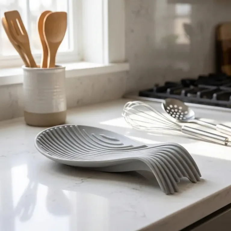 silicone spoon rest, silicone spoon rest utensil holder