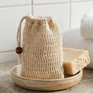 soap saver bag, sisal soap bag, sisal soap saver bag