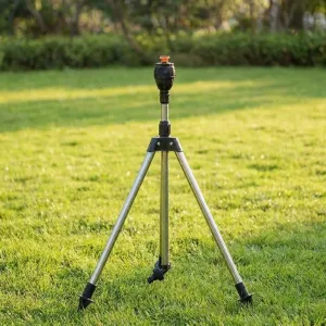 garden irrigation system, garden sprinkler, stainless steel garden sprinkler, tripod sprinkler, rotating sprinkler