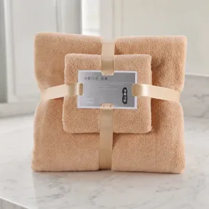Sada 2 super absorpčních měkkých koupelnových ručníků
