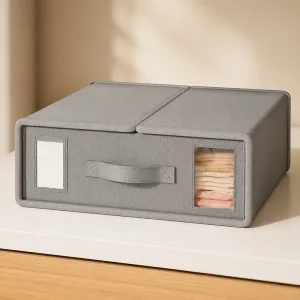 Tkaný úložný box na ložní prádlo