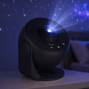 Otočná USB LED lampa noční světlo s projektorem galaxie