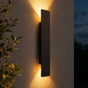 Vodotěsná hliníková LED nástěnná lampa se světlem nahoru a dolů