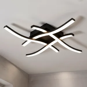 Moderní přisazený LED stropní lustr