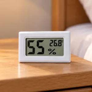 Digitální LCD teploměr s meteostanicí a vlhkoměrem do interiéru