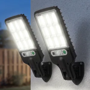 2 ks nástěnné solární venkovní světlo s detektorem pohybu, vodotěsná lampa