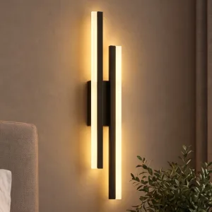 Moderní železná LED nástěnná lampa