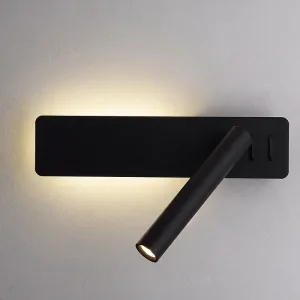 Nástěnné hliníkové nastavitelné LED svítidlo k posteli