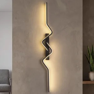 Moderní zakřivená hliníková nastavitelná LED nástěnná svítidla