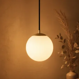 Moderní minimalistické závěsné stropní svítidlo s jednou LED žárovkou