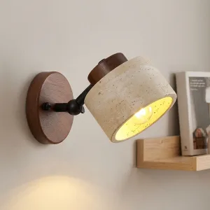 Stylové severské kamenné nástěnné svítidlo s měkkým osvětlením a LED žárovkami