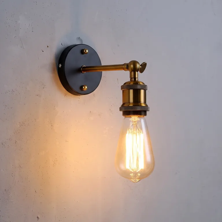 industrial wall sconce, industrial swing arm wall lamp